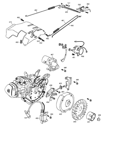 Fan/ignition coil