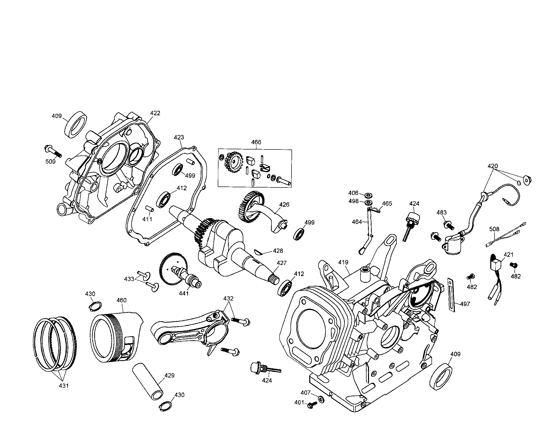 Crankshaft/crankcase