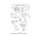 Craftsman 917254831 cylinder/crankshaft/crankcase diagram