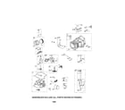 Craftsman 917289240 cylinder/crankshaft/crankcase diagram