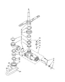 Pump and spray arm