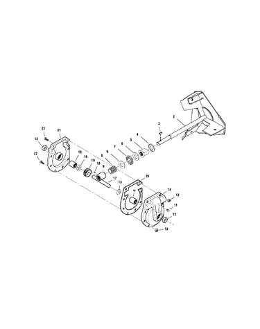 Gear box - 26" model