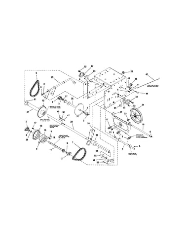 Traction drive- ez turn-28" model