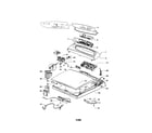 Fisher & Paykel IWL16-96160A top deck/electronics diagram