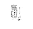 Fisher & Paykel IWL16-96160A inner & outer bowls/pump diagram