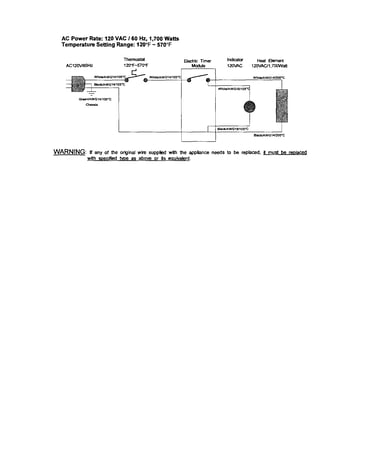 Specification/wiring diagram