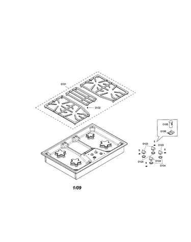 Grates/knobs
