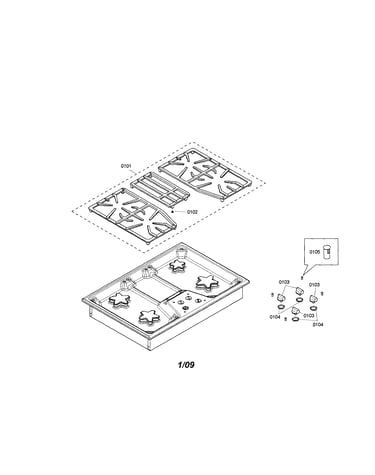 Grates/knobs