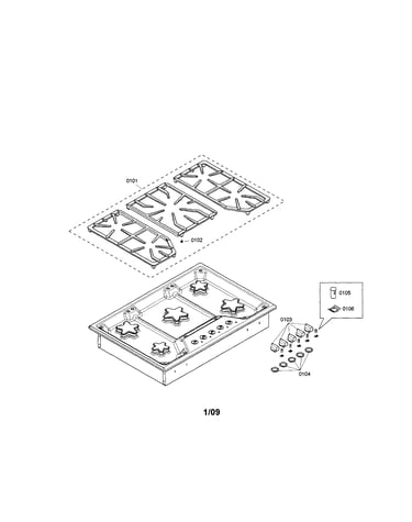 Grates/knobs