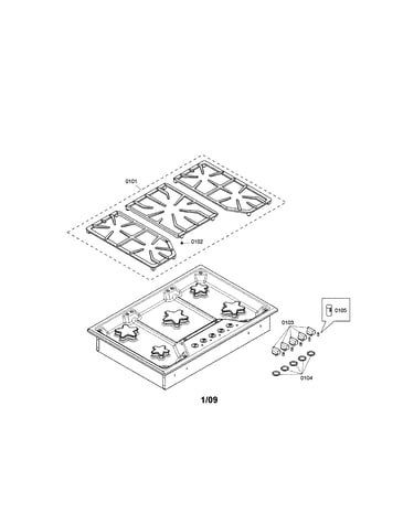 Grates/knobs