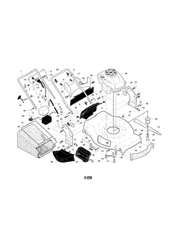 Engine/housing/handle