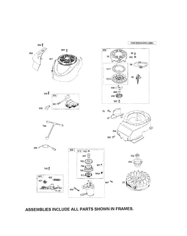 Rewind starter/starter motor