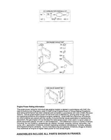 Gasket sets