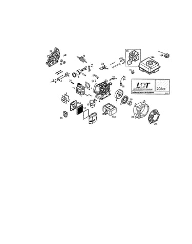 Lct engine plmhk14600124p-bckpqre1m