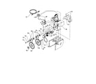 Craftsman 247885500 engine/starter/pulley diagram
