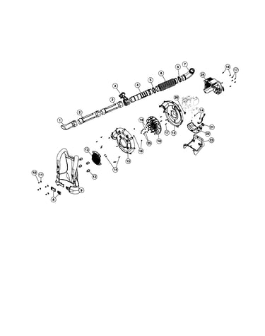 Tubes/impeller/fuel tank