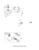 Motor starter/fuel tank