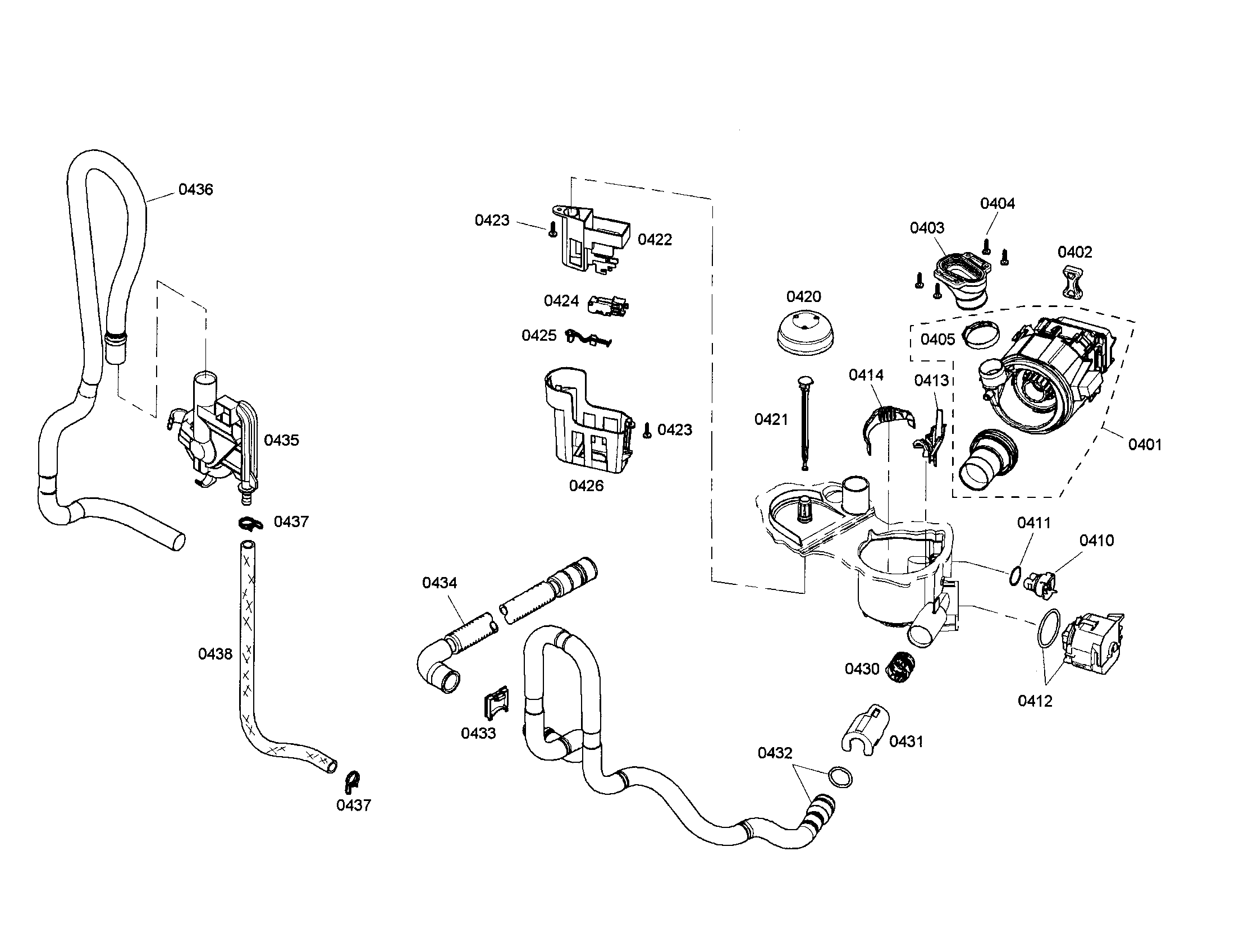 Sump/pump/heater