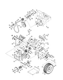 Wheels/transmission frame