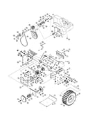 Wheels/transmission frame