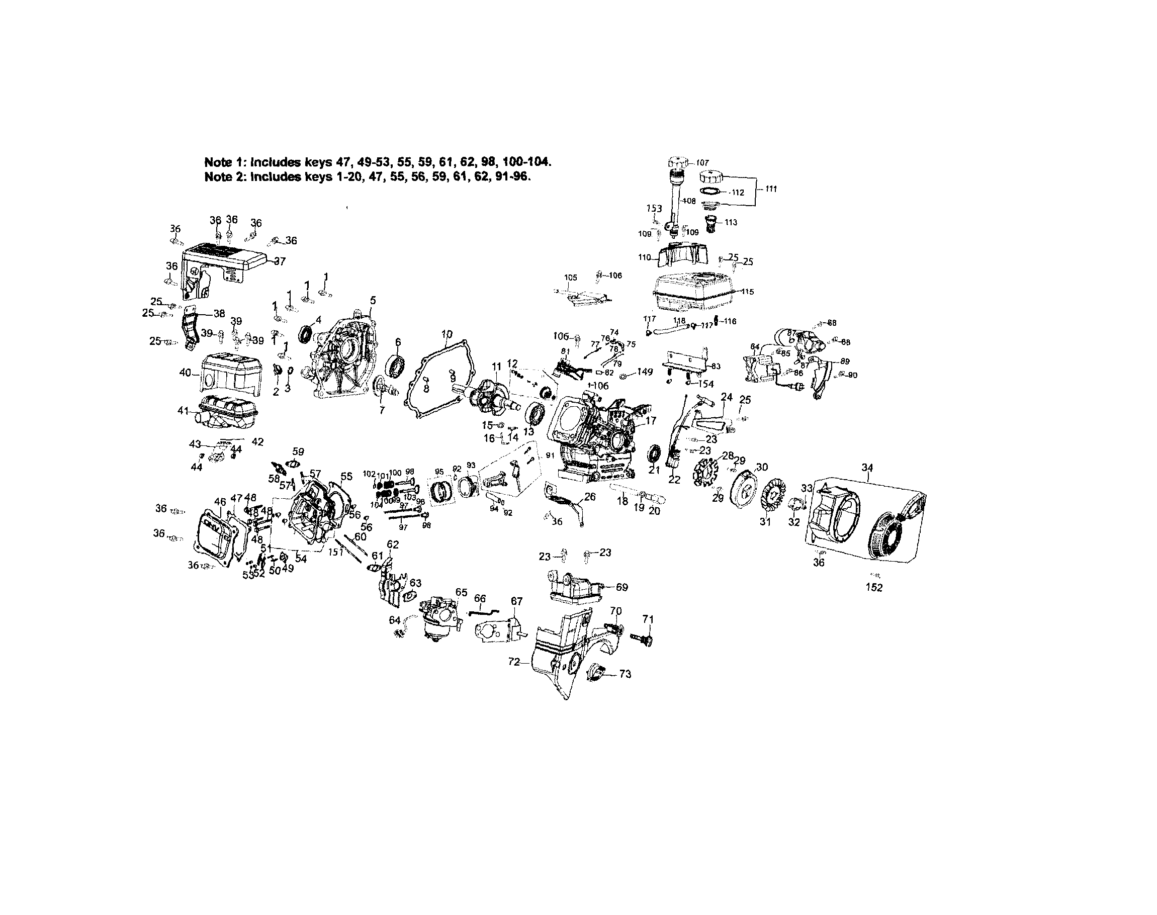 ENGINE (MODEL ZS365-SUA)