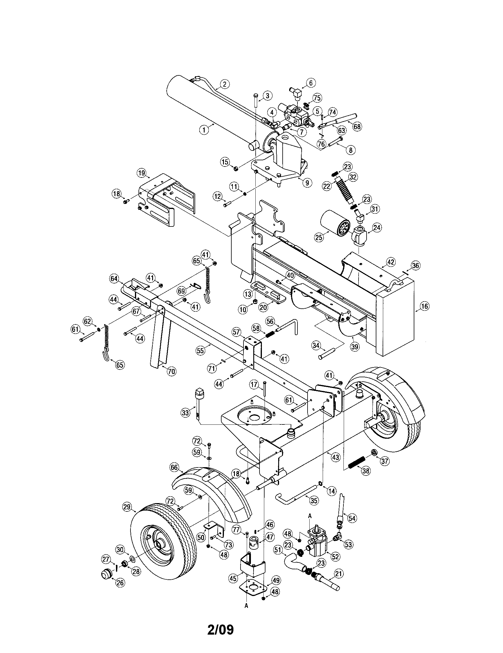 Log splitter