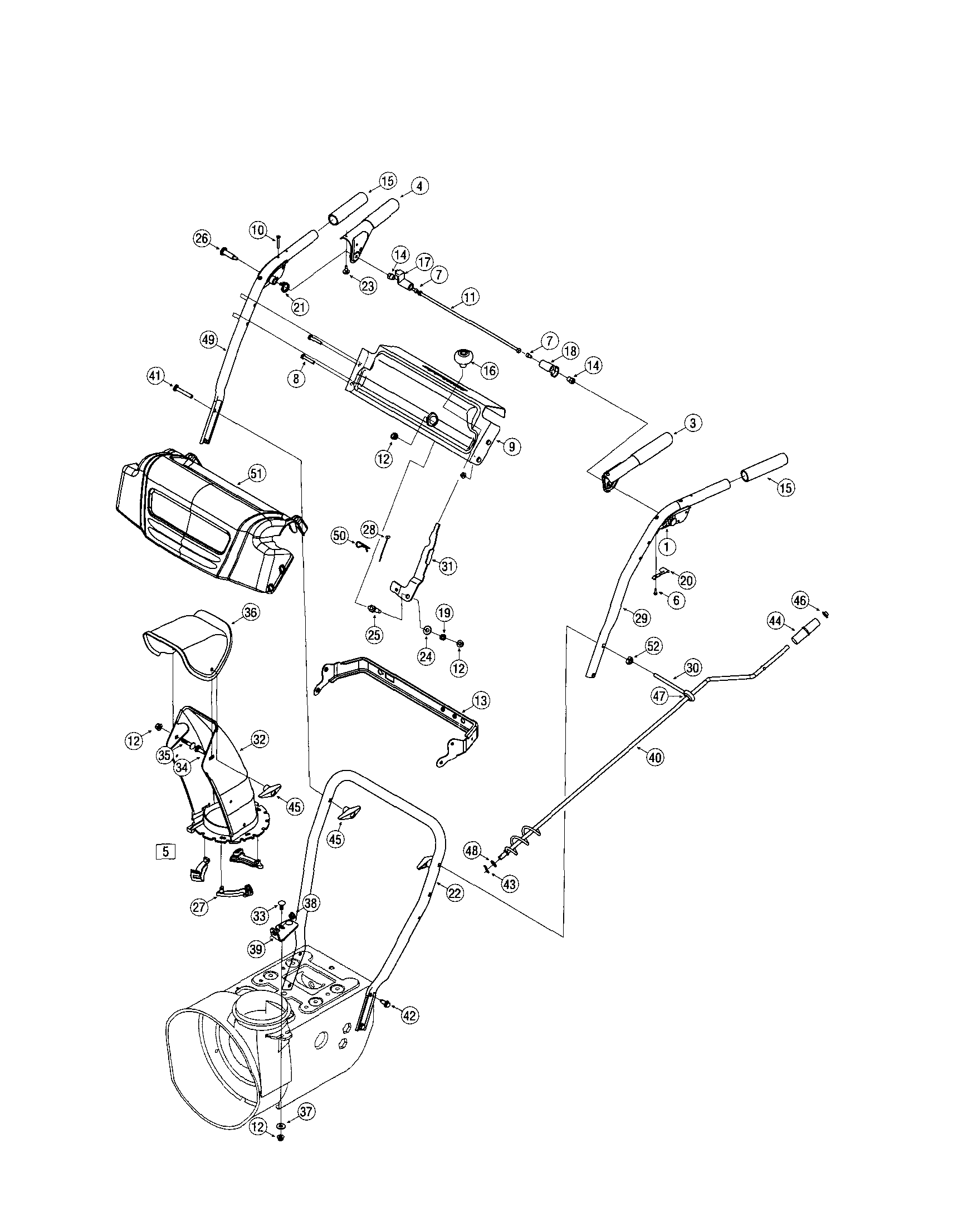 Official Craftsman 24788690 gas snowblower parts | Sears PartsDirect