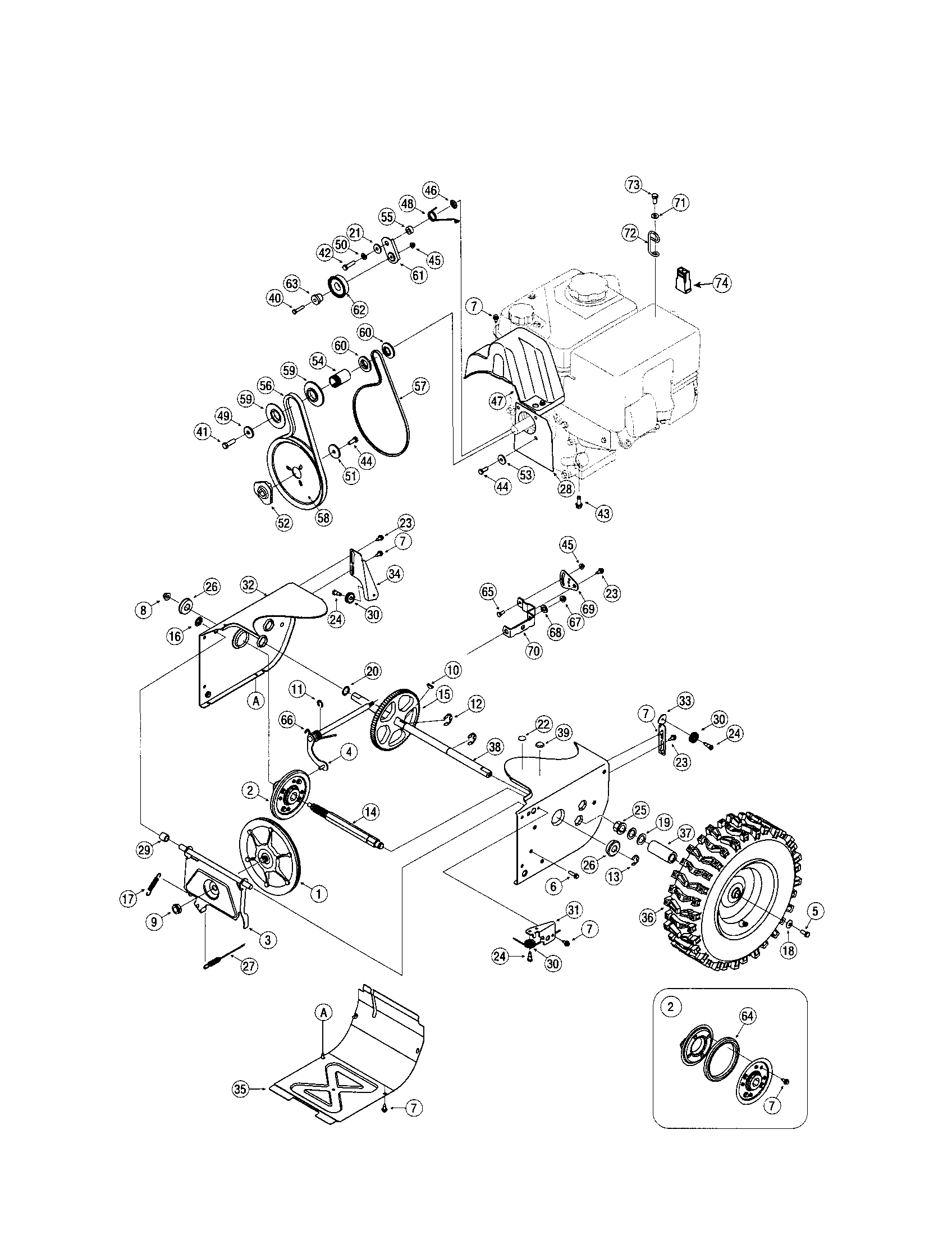 Axle/wheel