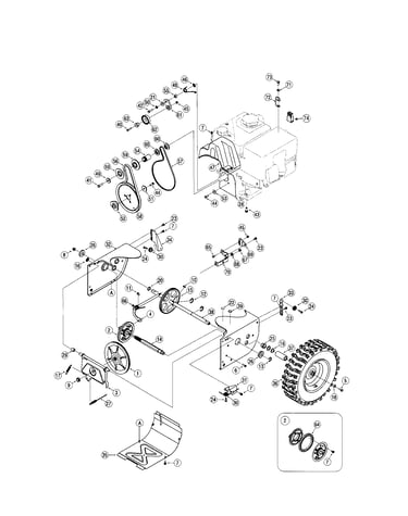 Axle/wheel