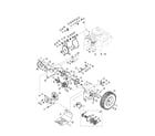 Craftsman 247889990 wheels/axle diagram