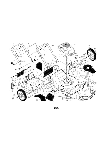 Engine/housing/handle