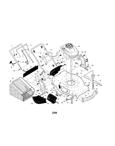 Engine/housing/handle
