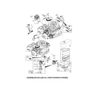 Briggs & Stratton 111P05-1312-F1 carburetor/air cleaner diagram