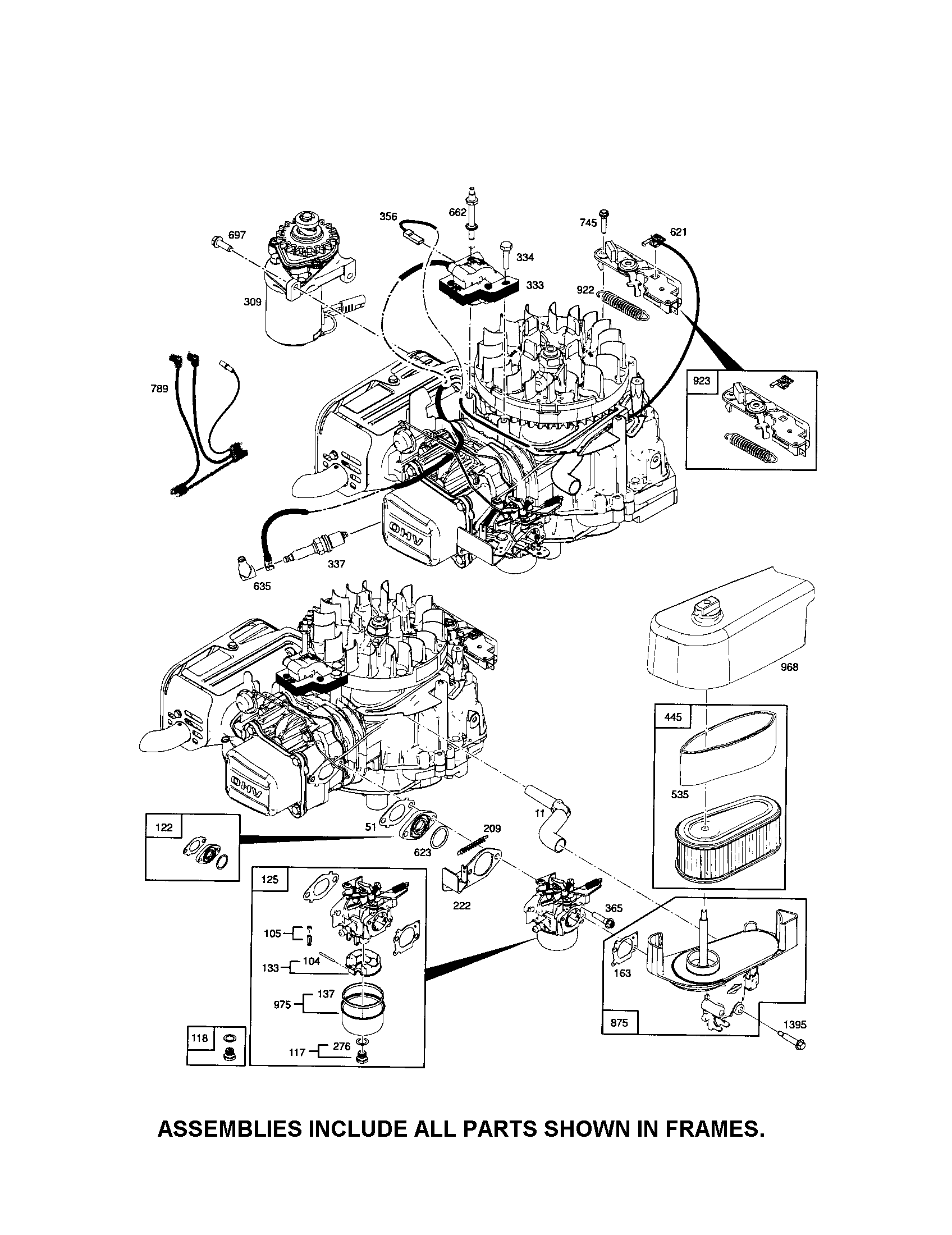 Carburetor/air cleaner