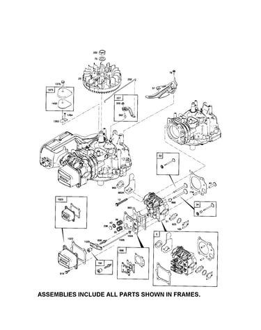 Flywheel/head-cyliner