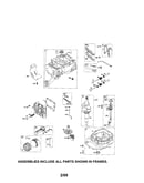 Cylinder/crankshaft/sump