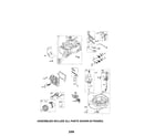 Craftsman 917374020 cylinder/crankshaft/sump diagram