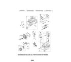 Briggs & Stratton 124T02-1227-EA cylinder/crankshaft/sump diagram