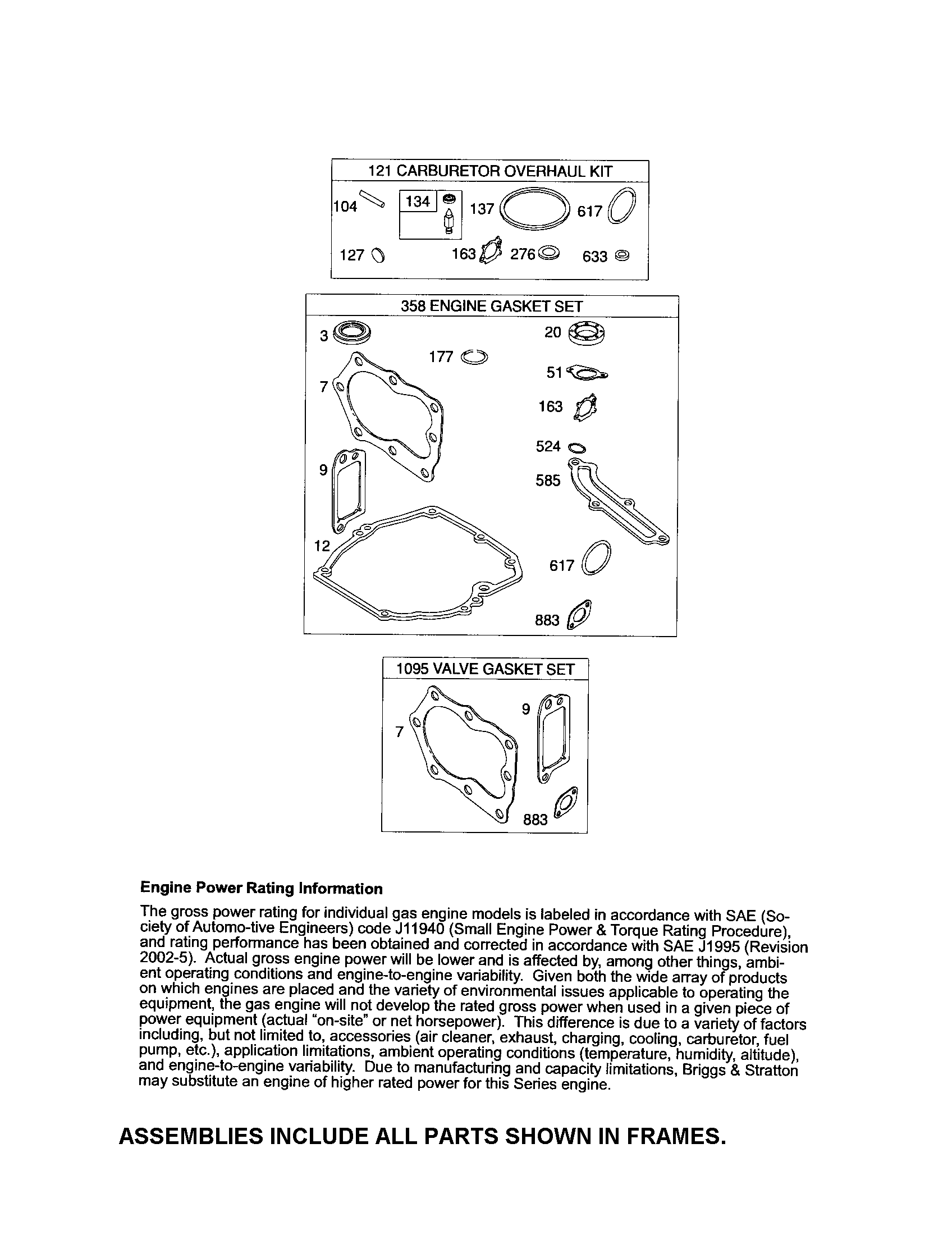 GASKET SETS