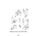 Briggs & Stratton 126L02-1314-F1 cylinder/crankshaft/sump diagram