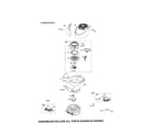 Briggs & Stratton 126L02-1314-F1 rewind starter/blower housing diagram