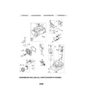 Craftsman 917376400 cylinder/crankshaft/sump diagram