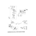 Craftsman 917376400 carburetor/fuel tank/muffler diagram