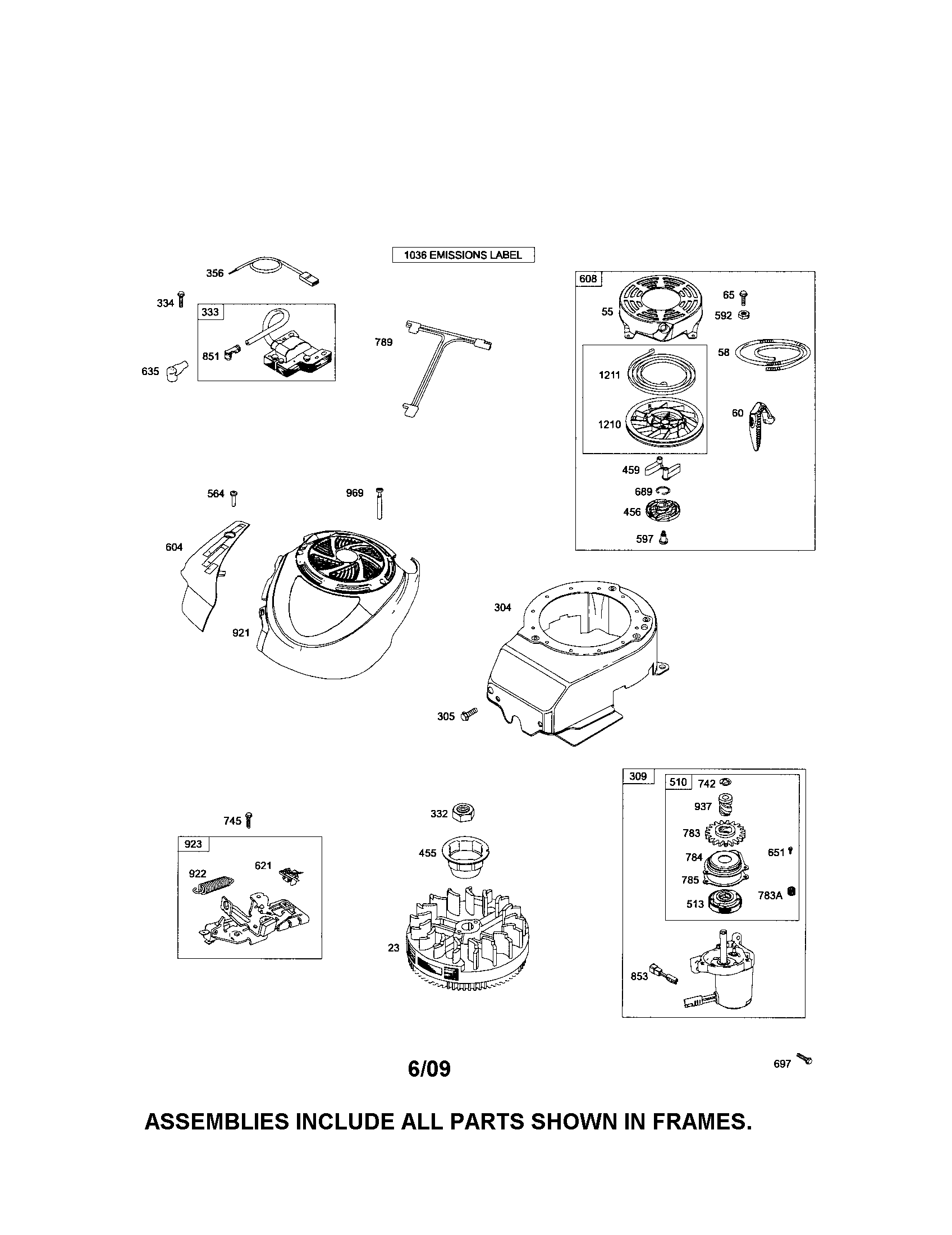 REWIND STARTER/MOTOR STARTER