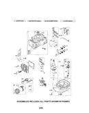 Cylinder/crankshaft/sump