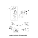 Craftsman 917374354 carburetor/fuel tank/muffler diagram