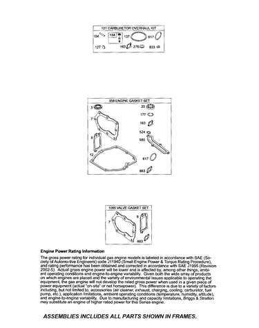Gasket sets