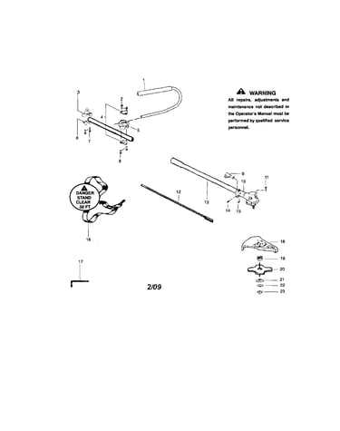 Covertible brushcutter attachment