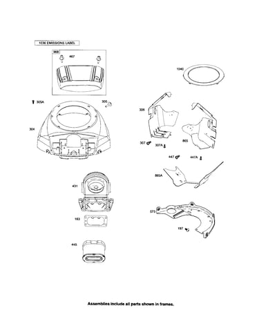 Blower housing/intake elbow