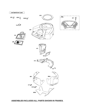 Blower housing/intake elbow